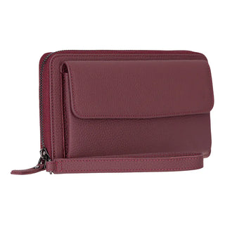 Bouletta Men Wallet Pebble Bordeaux Aristo Leather Wallet Premium Koruma