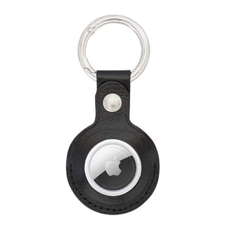 Bouletta Keyring Black Arta Leather AirTag Case Premium Koruma