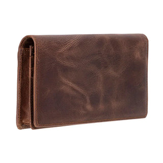 Bouletta Wallet Dark Brown Aura Leather Wallet Premium Koruma