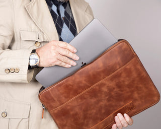 Bouletta Laptop / Tablet Sleeve Awe Slim Leather Laptop / Tablet Bag Premium Koruma