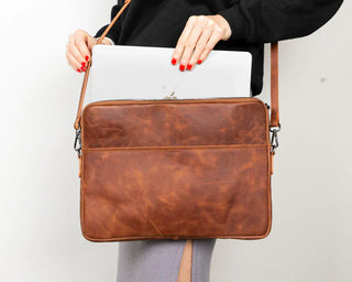 Bouletta Laptop / Tablet Sleeve Awe Slim Leather Laptop / Tablet Bag Premium Koruma