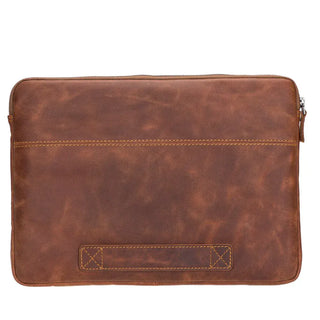 Bouletta Laptop / Tablet Sleeve Up To 12'' / Dark Brown Awe Slim Leather Laptop / Tablet Bag Premium Koruma