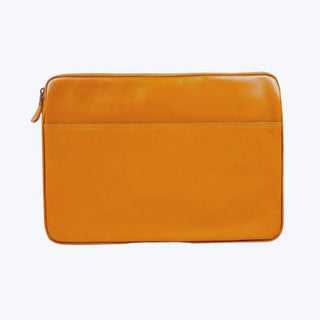 Bouletta Laptop / Tablet Sleeve Up To 12'' / Sandy Tan Awe Slim Leather Laptop / Tablet Bag Premium Koruma