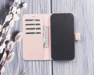 Magic iPhone 12 Mini Detachable Leather Wallet Case