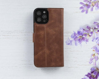 Magic iPhone 12 Mini Detachable Leather Wallet Case