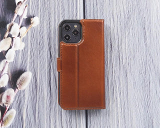 Magic iPhone 12 Mini Detachable Leather Wallet Case