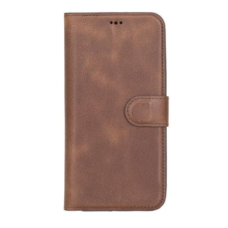 Magic iPhone 12 / 12 Pro Detachable Leather Wallet Case