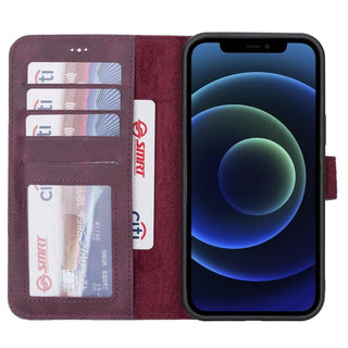 Magic iPhone 12 Pro Max Detachable Leather Wallet Case