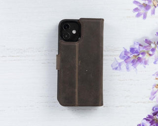 Magic iPhone 12 Mini Detachable Leather Wallet Case