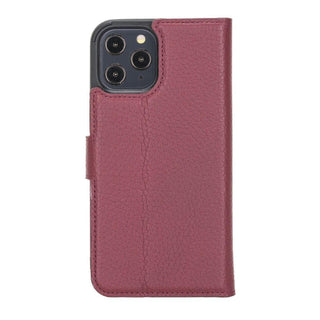 Magic iPhone 12 / 12 Pro Detachable Leather Wallet Case