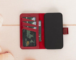 Magic iPhone 12 Mini Detachable Leather Wallet Case