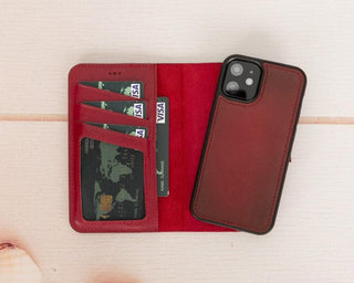 Magic iPhone 12 Mini Detachable Leather Wallet Case