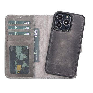 Magic iPhone 13 Detachable Leather Wallet Case