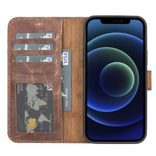 Magic iPhone 13 Pro Max Detachable Leather Wallet Case