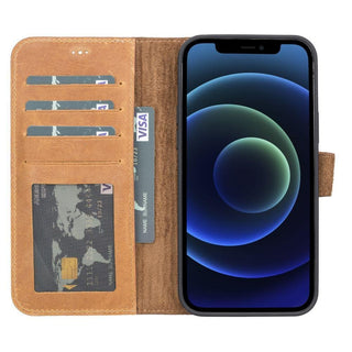 Magic iPhone 13 Pro Detachable Leather Wallet Case