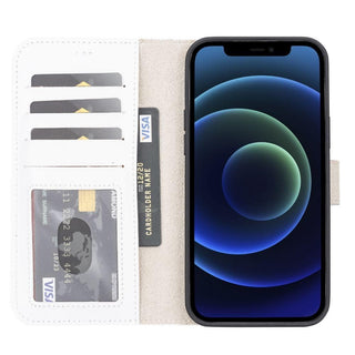 Magic iPhone 13 Mini Detachable Leather Wallet Case