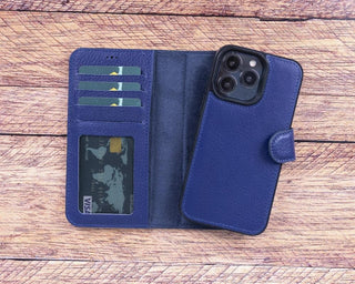 Magic iPhone 13 Pro Detachable Leather Wallet Case