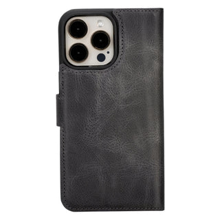 Magic iPhone 15 Pro Detachable Leather Wallet Case