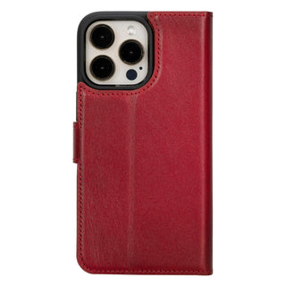 Magic iPhone 15 Pro Detachable Leather Wallet Case