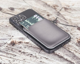 Apple iPhone Serisi için Maggy Mıknatıslı Deri Kartlık