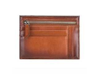Zip Card Leather Holder