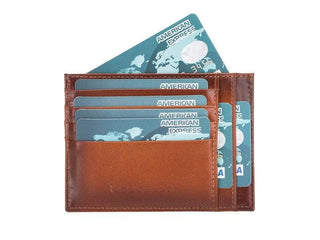 Zip Card Leather Holder