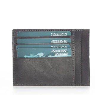 Zip Card Leather Holder