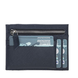 Zip Card Leather Holder
