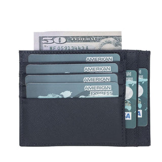 Zip Card Leather Holder