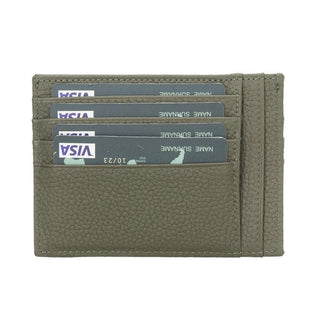 Zip Card Leather Holder