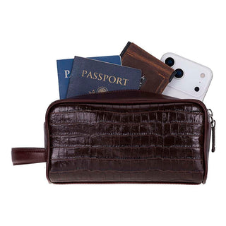 Bouletta Dopp Kit Biel Leather Dopp Kit Premium Koruma