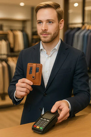 Bouletta Card Holder BLWL20 Leather Card Holder Premium Koruma