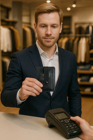 Bouletta Card Holder BLWL20 Leather Card Holder Premium Koruma