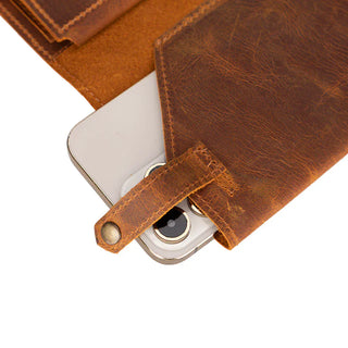 Bouletta Women's Wallet Moccasin Bologna Leather Universal Wallet Premium Koruma