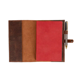 Bouletta Journal Cover Saddle Brown Bosco Leather Journal Cover Premium Koruma