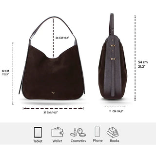 Bouletta Women's Bag Carina Suede Leather Women's Bag Premium Koruma