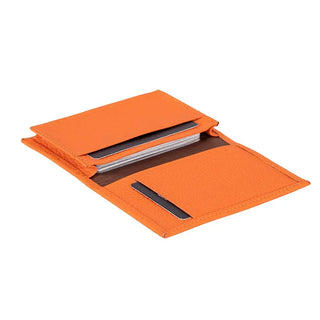 Bouletta Card Holder Orange Carto Leather Card Holder Premium Koruma