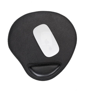 Bouletta MousePad Pebble Black Cushioned Leather Mouse Pad Premium Koruma