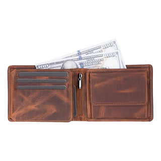 Bouletta Men Wallet Saddle Brown Dario Leather Men's Wallet Premium Koruma