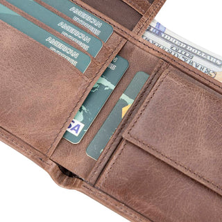 Bouletta Cüzdanlar ve Para Klipsleri Deri Erkek Cüzdan - Benjamin Wallet Premium Koruma