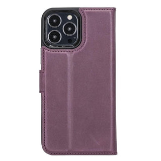 El Yapımı Deri iPhone 13 Pro Max Çıkarılabilir Cüzdanlı Kılıf – Kartlıklı, Minimalist, Hakiki Deri Telefon Cüzdanı