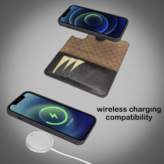 El Yapımı Deri iPhone 13 Pro Max Çıkarılabilir Cüzdanlı Kılıf – Kartlıklı, Minimalist, Hakiki Deri Telefon Cüzdanı