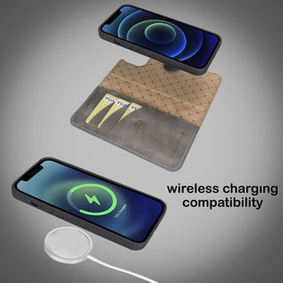 El Yapımı Deri iPhone 13 Pro Max Çıkarılabilir Cüzdanlı Kılıf – Kartlıklı, Minimalist, Hakiki Deri Telefon Cüzdanı