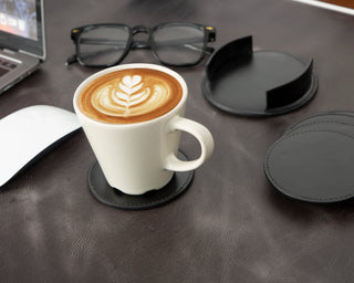 Bouletta Coaster Set Divine Cup Leather Coaster Set Premium Koruma