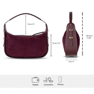 Bouletta Women's Bag Dolcezza Suede Leather Women's Bag Premium Koruma
