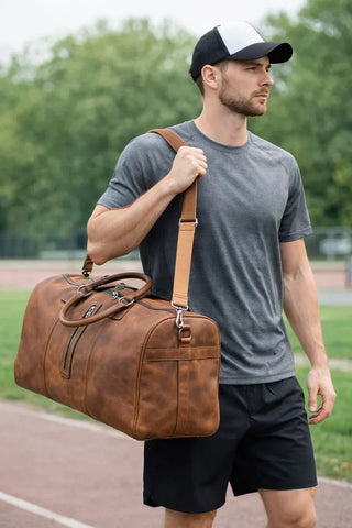 Bouletta Duffle Bag Dolly Leather Weekend Duffle Bag Premium Koruma