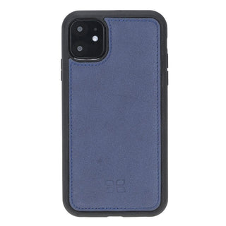 Bouletta Deri iPhone 11 El Yapımı Deri iPhone 11 Arka Kapak – Kartlıklı, Minimalist, Hakiki Deri Telefon Cüzdanı Premium Koruma