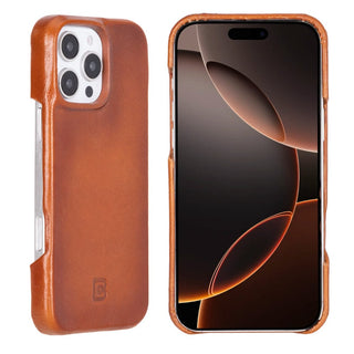 Bouletta Deri iPhone 16 Pro Max Kılıfı Tan El Yapımı Hakiki Deri iPhone 16 Pro Max Arka Kapak – 360° Deri Kaplama, Şık ve Dayanıklı Tasarım, Premium Koruma Premium Koruma