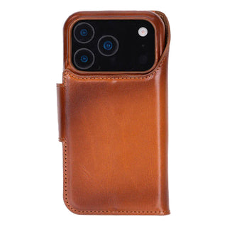 Bouletta Phone Case Elite Magic iPhone 17 Pro Leather Detachable Wallet Case Premium Koruma