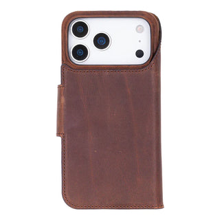 Bouletta Phone Case Elite Magic iPhone 17 Pro Max Leather Detachable Wallet Case Premium Koruma